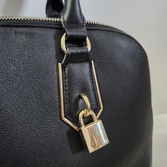 HILARY Radley Faye Black Cowhide Leather Handbag Shoulder Bag Purse - Picture 6 of 15